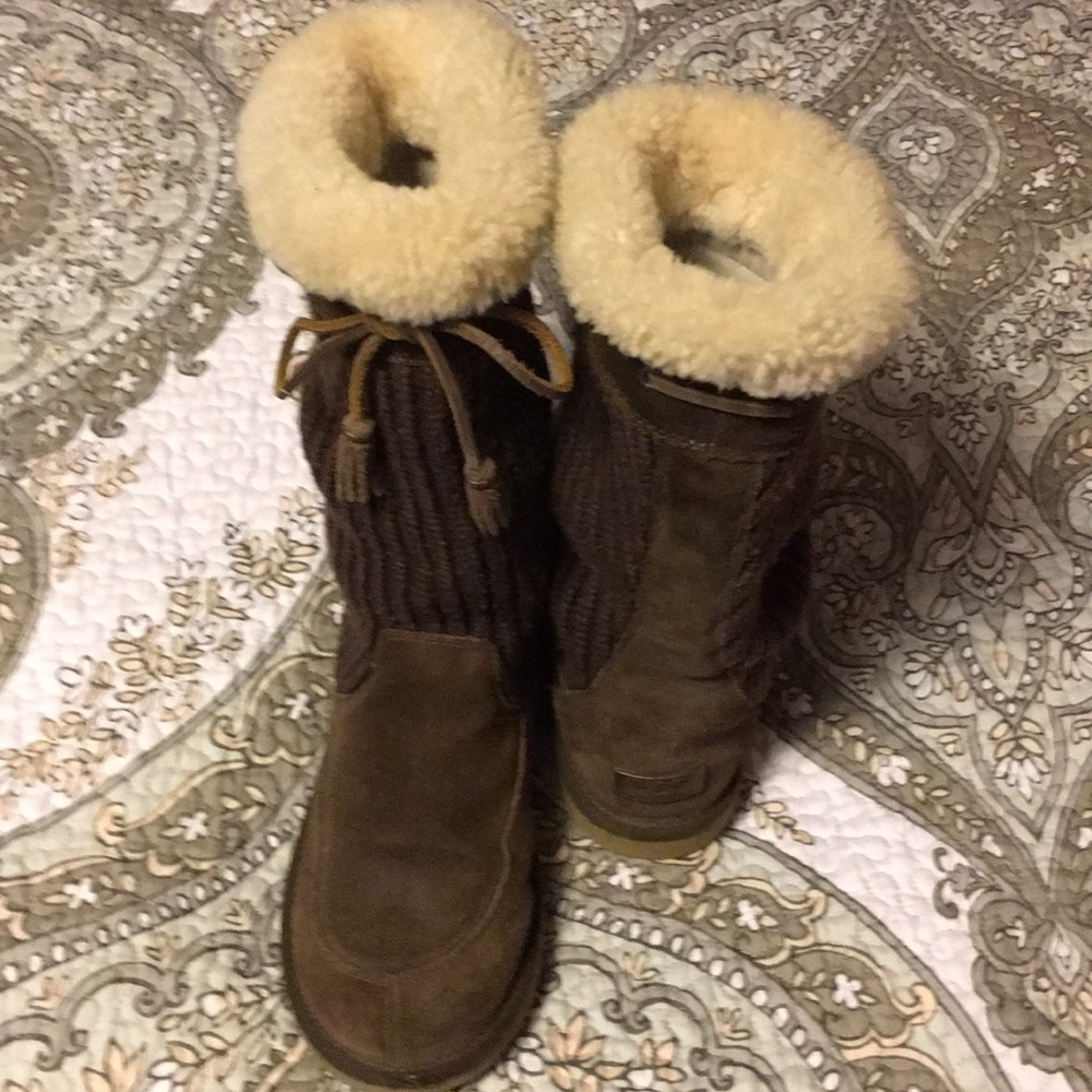 Ugg crochet tall boots!